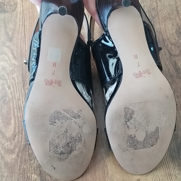 Coach Marla Slingback Patent Leather Sandals - Picture 5 of 7